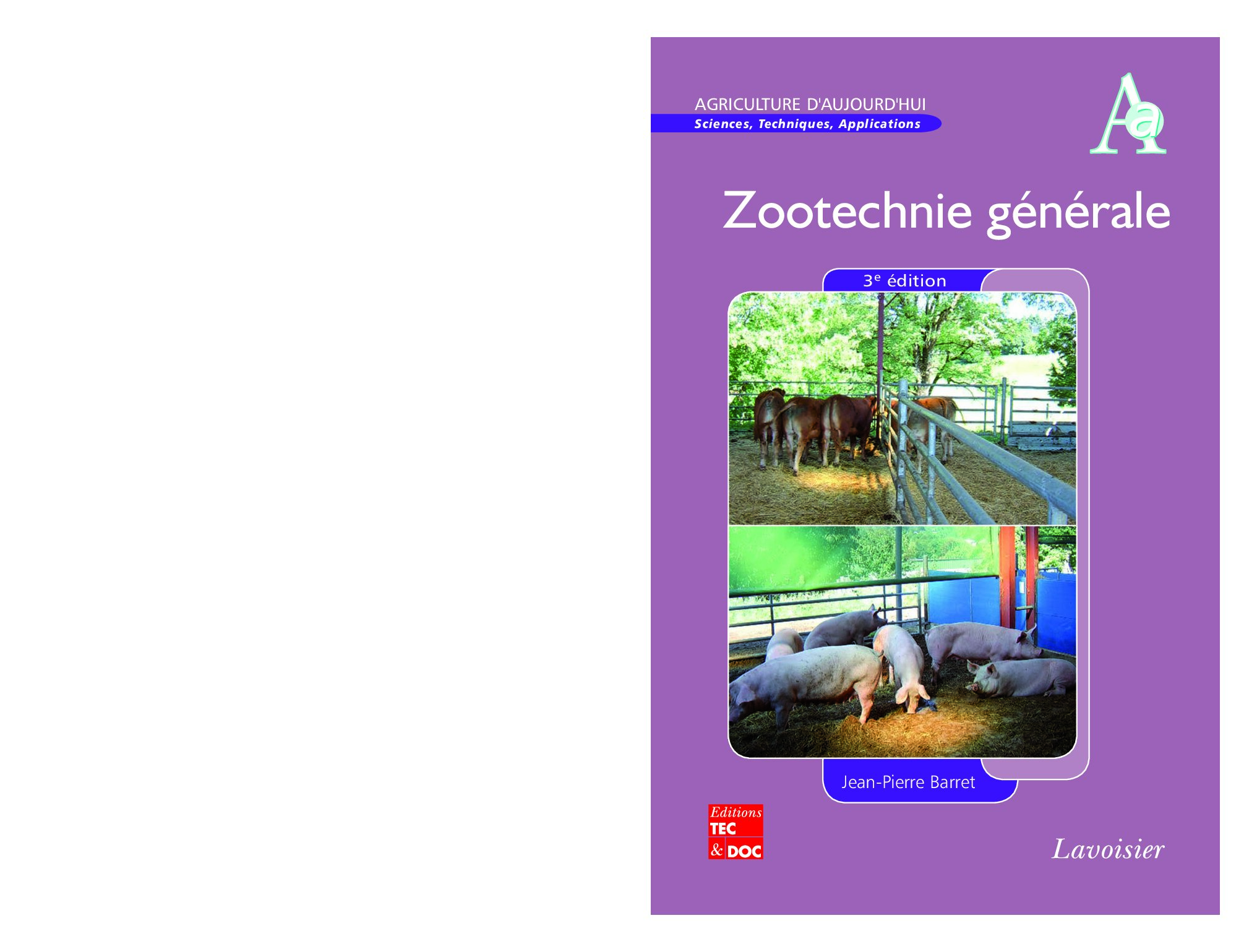 Aperçu de Zootechnie générale 3eme Edition