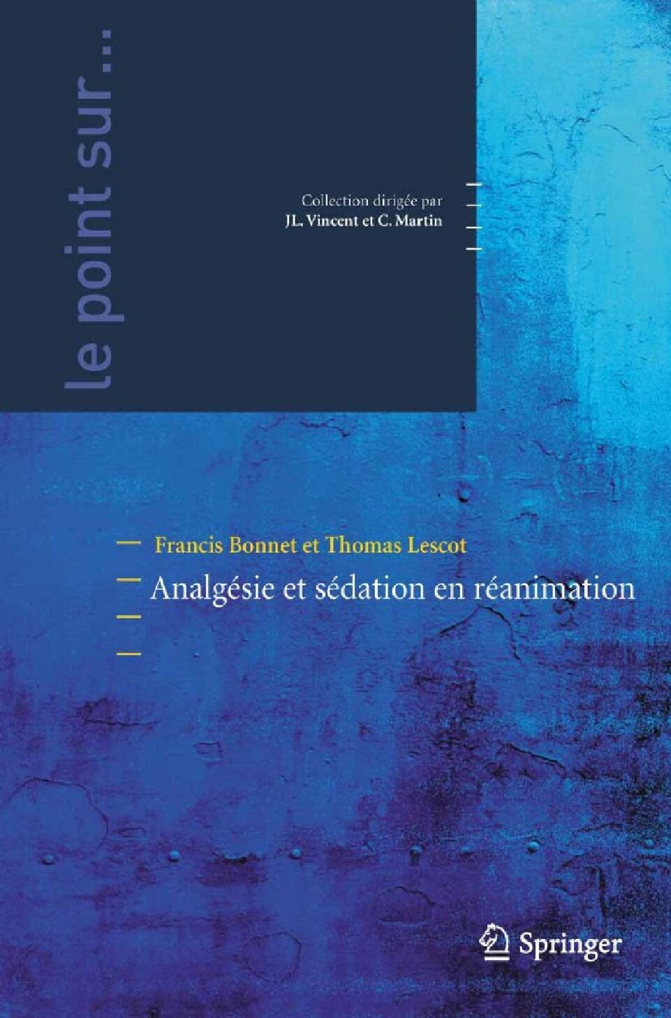 Aperçu de Analgésie et Sédation en Réanimation (Le point sur) - Springer 2010